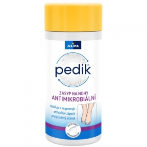 PEDIK foot powder with an antimicrobial additive
