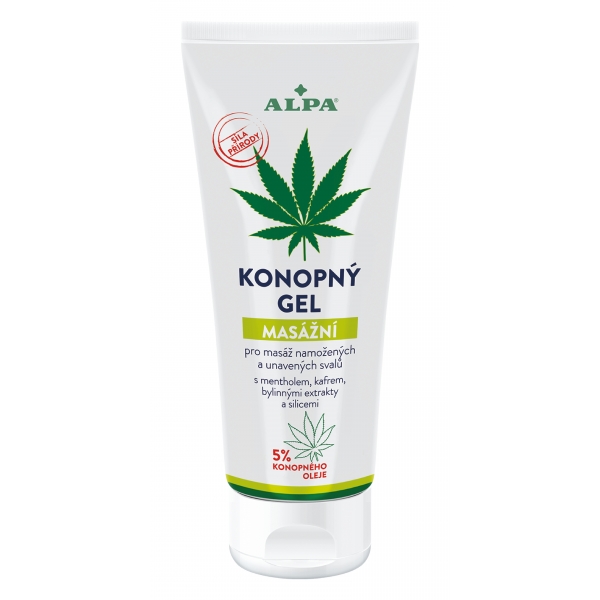 ALPA - konopný gel masážní