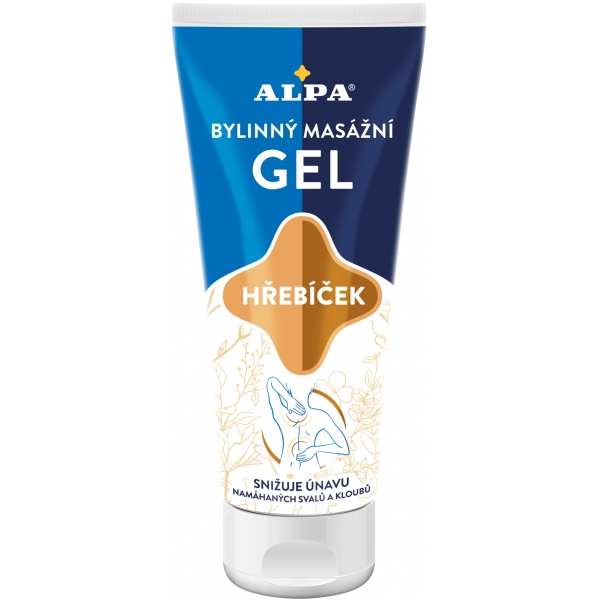 ALPA gel HŘEBÍČEK – bylinný masážní