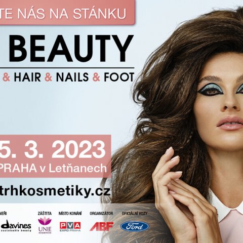 24. a 25. 3. se uvidíme na FOR BEAUTY 2023 v Praze