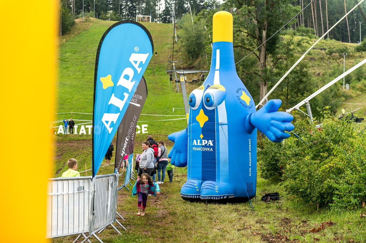 Alpa byla partnerem Gladiator Race v Nové Pace