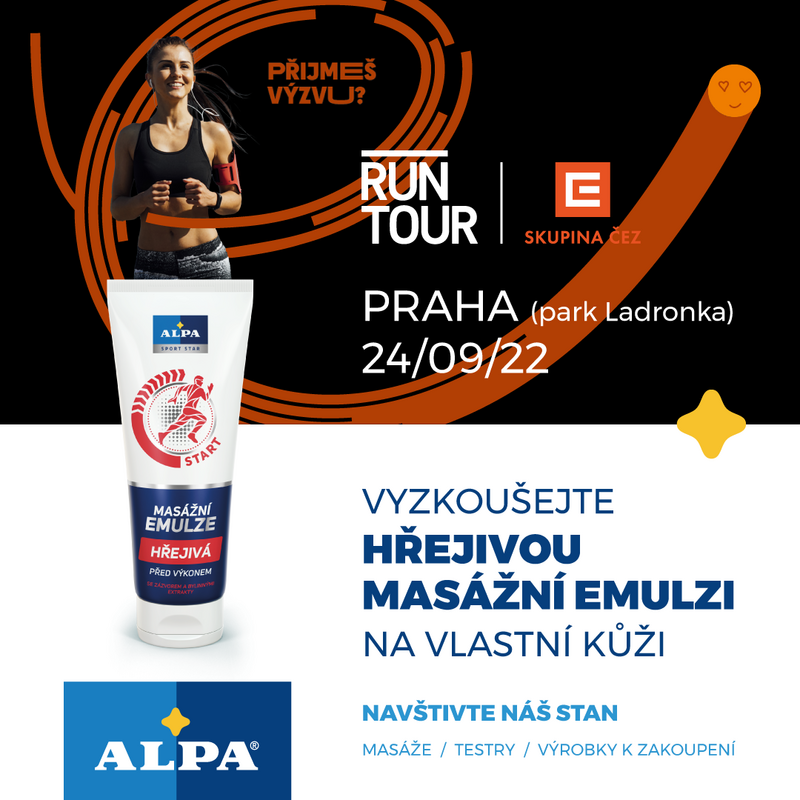 ČEZ RunTour Praha 2022 a ALPA