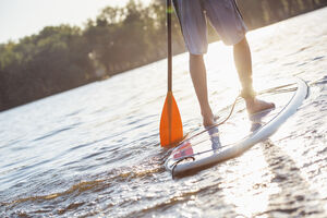 paddleboard na_jezeře