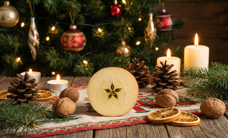 vanocni zvyky jablko copy