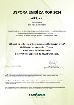 alpa osvedceni_uspora_emisi_2024