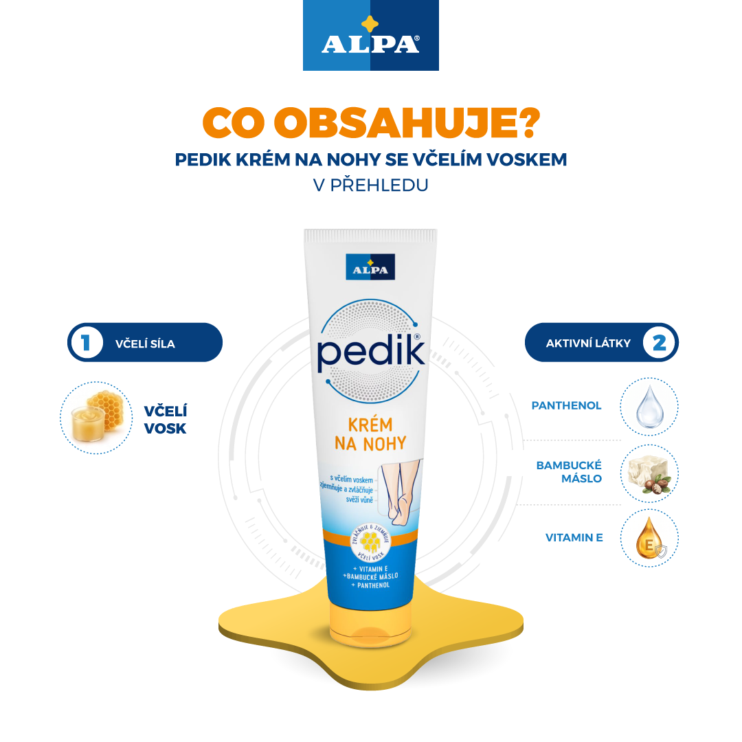 alpa pedik s vcelik voskem