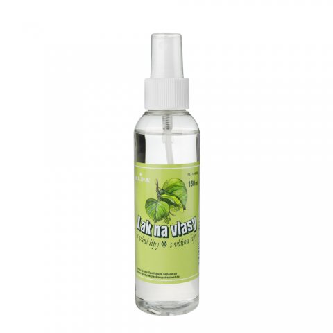 Hairspray with lime tree fragrance