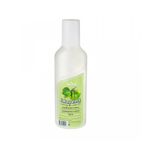 Hairspray with lime tree fragrance - replacement filling