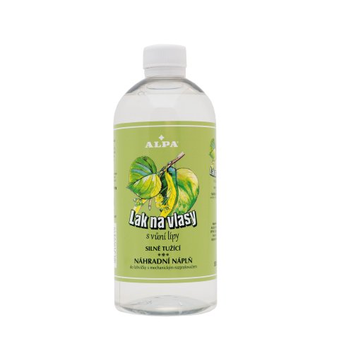Hairspray with lime tree fragrance - replacement filling